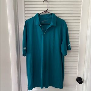 Nike Men's Dri-Fit Golf Polo Shirt in Teal